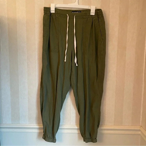 Blank NYC Part Linen Joggers Size Large - Picture 1 of 6